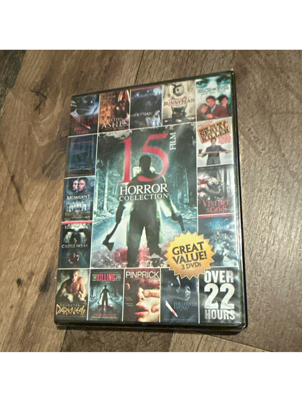 Echo Bridge 15 Film Horror Collection DVD Box Set 3-Disc NR Region SEALED NEW